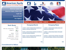 Tablet Screenshot of american-equity.com